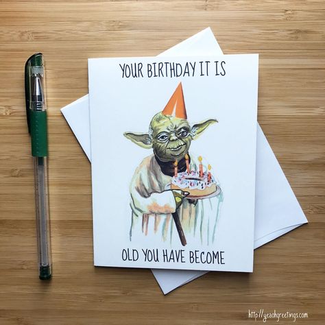 This Birthday Cards item by YeaOhGreetings has 1409 favorites from Etsy shoppers. Ships from United States. Listed on 03 Dec, 2023 Teenager Birthday Gifts, Star Wars Cards, Teenager Birthday, Star Wars Birthday Party, Rusty Cars, Birthday Star, Bday Cards, Star Wars Birthday, Funny Greeting Cards