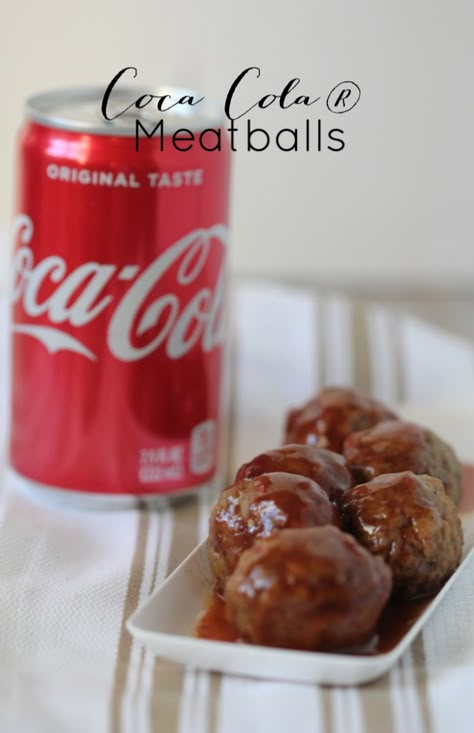 #AD Slow Cooker Coca Cola BBQ Meatballs #verymerrypairings  #slowcooker #appetizers #holidayrecipe #easy #meatballs Coke Meatballs, Coca Cola Meatballs, Desert Apartment, Easy Meatballs, Easy Crockpot Recipes Healthy, Heavy Appetizers, Meatball Recipes Crockpot, Cowboy Casserole, Bbq Meatballs