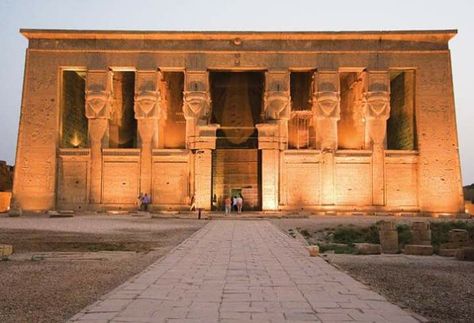 Temple Of Hathor, Ancient Egyptian Artifacts, Egypt Tours, Egyptian Pyramids, Ancient Egyptian Art, Egypt Travel, Ancient Temples, Shore Excursions, Egyptian Art