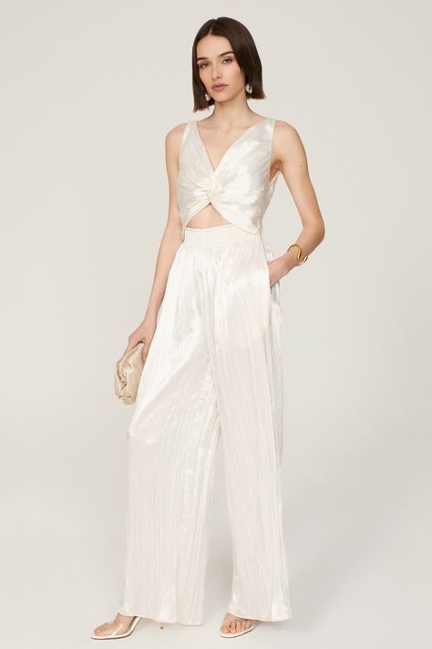 Ramy Brook Brendaly Jumpsuit Suit Inspiration, Satin Style, Satin Jumpsuit, Ramy Brook, Courthouse Wedding, Wedding Vibes, Rent The Runway, Affordable Wedding, Customer Feedback