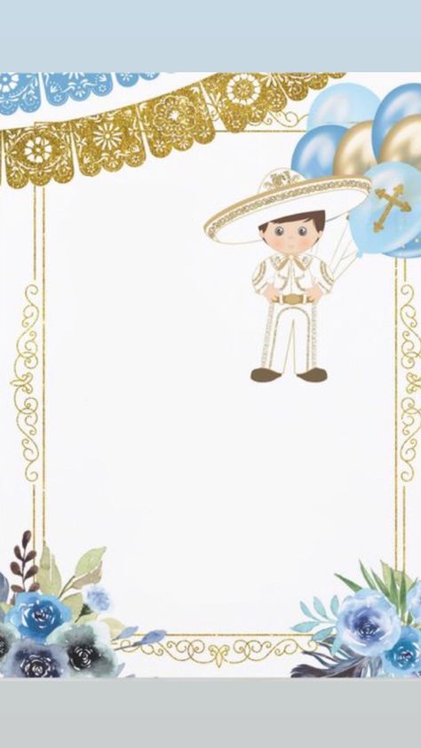 bri Boy Quinceanera Ideas, Bautizo Ideas Boy Decoration Charro, Charro Theme Party For Boys, Charro Bautizo Ideas Boy, Charro Theme Party, Baby Birthday Invitation Card, Charro Theme, Bautizo Ideas, Baby Birthday Invitations