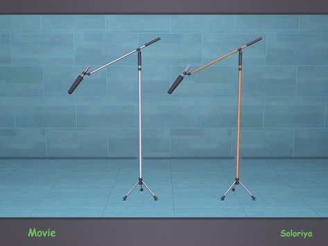 Sims 4 Cc Microphone, Sims 4 Microphone, Podcast Microphone, Movie Set, Wallpaper Stickers, Cc Sims, Sims Community, Vintage Tools, Electronic Art