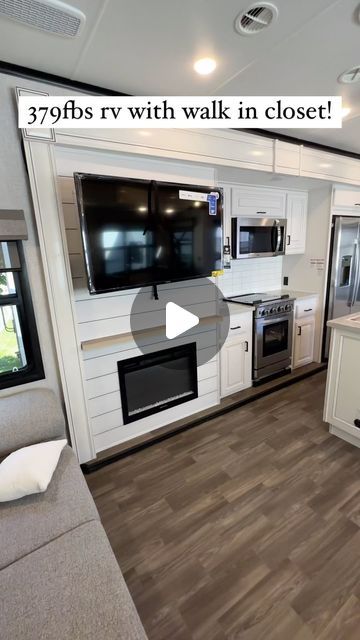 Large Rv Interior, 2 Bedroom Camper, Camper Living Full Time, Rv Wifi, Rv Appliances, Rv Living Room, Rv Interiors, Luxury Rv Living, A Walk In Closet