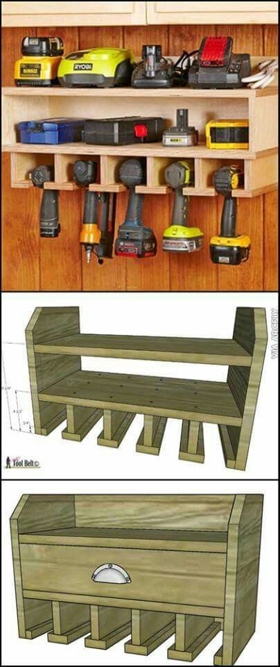 Koti Diy, Garage Tools, Shop Organization, Diy Garage, Workshop Storage, Garage Workshop, Pallet Ideas, Garage Organization, Cool Ideas