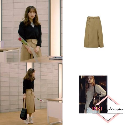 \'Doom At Your Service\' Episodes 13-16 Fashion: Park Bo-Young As Tak Dong-Kyung | InkiStyle Park Bo Young Fashion, Service Outfits, Young Outfit, Doom At Your Service, Outfit Korean, Park Bo Young, Korean Casual Outfits, Hijab Fashion Inspiration, Korean Girl Fashion