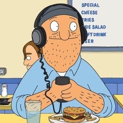 Bobs Burgers Characters, Burger Icon, Burger Cartoon, Bobs Burger, Music Cover Photos, Bobs Burgers, I Dont Have Friends, Cartoon Memes, Apple Watch Faces