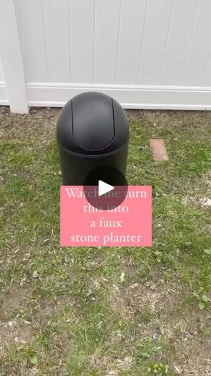 100K views · 1.3K reactions | DIY Planters for home and/or garden. #diy #diyprojects #diyhomeprojects #diyhomedecor #homeandgarden #DIYGarden #planters #diyplanters | Elegant Homes | Elegant Homes · Original audio Cheap Big Planter Ideas, Diy Front Door Planters, Decking Planters Ideas, Diy Large Round Planter, Diy Large Planters Outdoor Cheap, How To Make Plastic Planters Look Good, Giant Christmas Ornaments Outdoor In Flower Pota, Front Door Planters, Recycle Craft