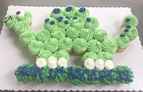 Dinosaur Cupcake Cake, Dinosaur Cupcakes, Cupcake Cakes, Diner, Cake, Birthday