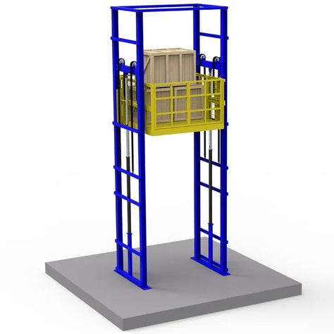 Cargo Lift 1 Freight Elevator, Access Ramp, Lift Design, Racking System, Hydraulic Cylinder, Hydraulic Systems, Electrical Components, Home Design Plans, Easy Install