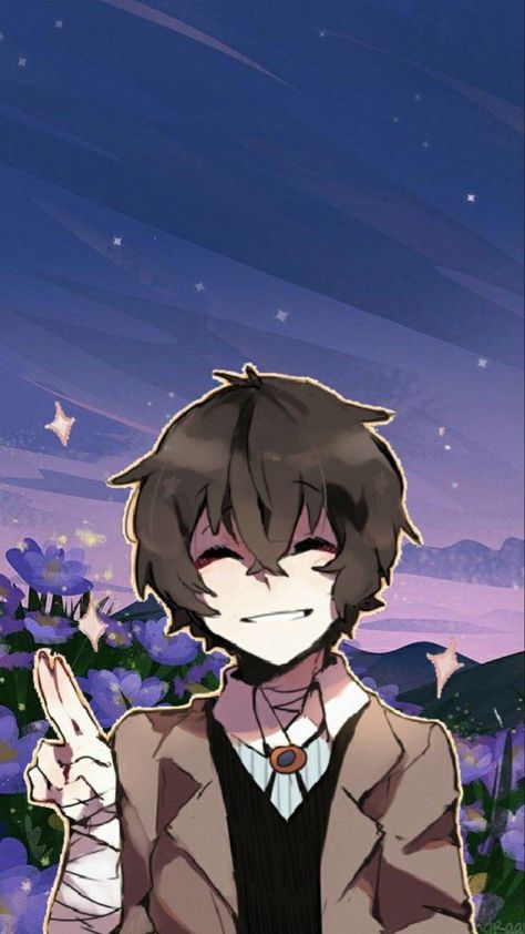 Anime Dazai, Dazai Osamu Anime, Naruto Cool, Night Sky Wallpaper, Dazai Bungou Stray Dogs, Wallpaper Doodle, Iphone Wallpaper Images, Anime Wallpaper Phone, Cute Simple Wallpapers