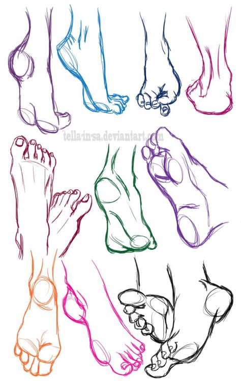 Art References Feet Anatomy, Feet Drawing, Sketch Dump, Desen Realist, 그림 낙서, Human Figure Drawing, Anatomy Sketches, Body Reference Drawing, Anatomy Drawing