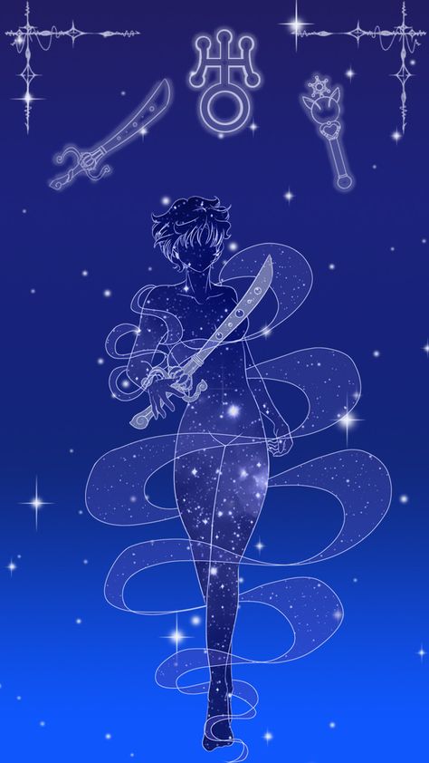 Sailor Guardians, Sailor Mercury Wallpaper, Sailor Uranus Aesthetic, Sailor Neptune Wallpaper, Sailor Uranus And Neptune Wallpaper, Sailor Moon Uranus And Neptune, Sailor Uranus And Neptune, Sailor Uranus Crystal, Sailor Scout