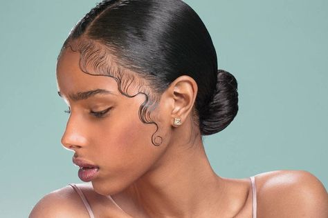 Expert Advice On Restoring Hair Edges - Essence Edges Hair, Josephine Baker, Sleek Bun, Jada Pinkett Smith, Hair Tattoos, Hair Problems, Sleek Hairstyles, Hair Collection, Hair Restoration