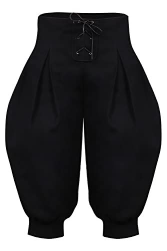 Steampunk Pants, Gothic Trousers, Priest Robes, Costume Pants, Harem Pants Hip Hop, Medieval Clothing, Black Yoga, Costume Shop, Baggy Pant