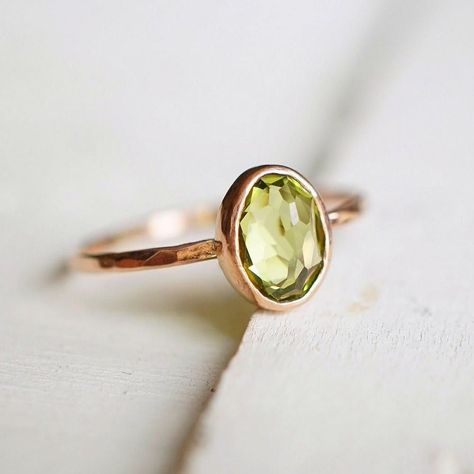 Wedding Band Yellow Gold, Gems Ring, Birthstone Engagement Rings, Citrine Ring Engagement, Peridot Engagement Rings, Big Stone Ring, Stack Ring, Ring Birthstone, Ring Wedding Band