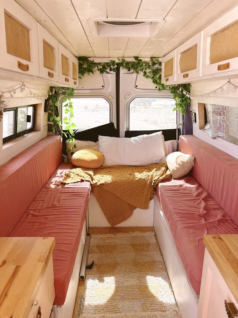 Van Life Decor, Van Asthetic, Van Life Dog, Converted Sprinter Van, Converted Van, Rv Bedroom, Converted Vans, Mercedes Sprinter Camper, Electric Van