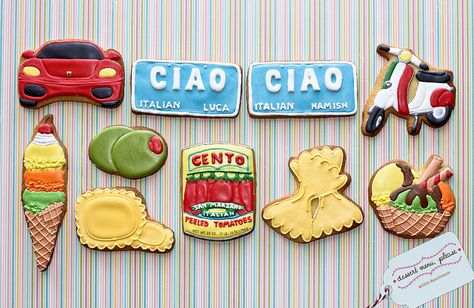 Untitled | Flickr - Photo Sharing! Italy Party, Holiday Platters, Italian Party, Italian Theme, Cookies Theme, Chocolate Chip Cheesecake, Italian Holiday, Traveling Abroad, Desserts Menu