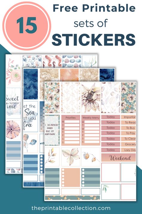 Fitness Planner Stickers Free Printable, Free Happy Planner Stickers, Free Printable Scrapbook Stickers, Free Printable Journal Stickers, Happy Planner Stickers Free Printable, Print Stickers Free Printable, Sticker Set Free Printable, Free Stickers Printables, Happy Planner Stickers Free