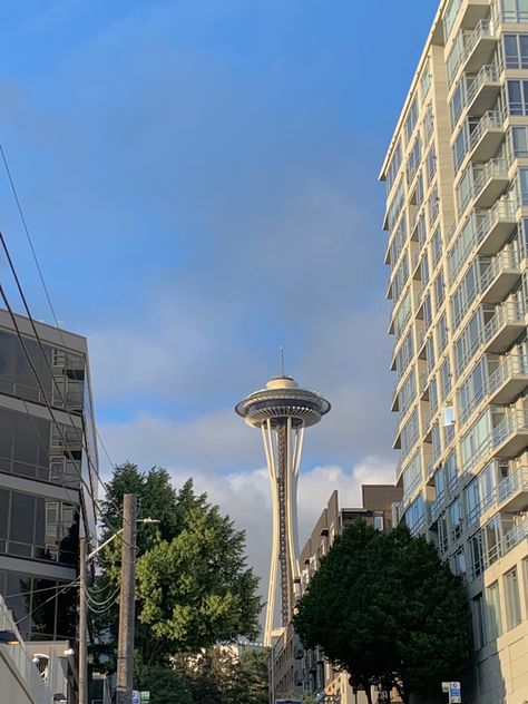 Seattle Space Needle Aesthetic, Living In Seattle Aesthetic, Downtown Seattle Aesthetic, Seattle Aesthetic Summer, Seattle Core, Seattle Washington Aesthetic, Citylife Aesthetic, Seattle Aesthetic, Seattle Life