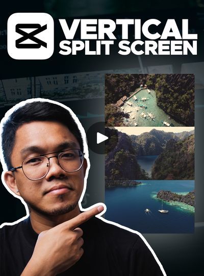 94K views · 6.8K reactions | Capcut Tutorial - Vertical Split Screen Video | EASIEST way to create the trending VERTICAL SPLIT SCREEN reels using Capcut Mobile, and it's FREE! 

#duekneel #mobileediting #capcut #tutorial | By duekneelFacebook Split Screen Video, Half Screen, 8mm Film, Split Screen, Screen Video, To Create, Split, Screen