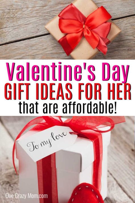 Check out these over 25 romantic Valentine's day gifts for her! Here are over 25 great Valentines day gift ideas that she will love and are affordable! These gifts range from jewelry to baskets to flowers and creative gift ideas. These are perfect for your girlfriends or your wife this year and are great for a teenager too! #onecrazymom #valentinesday #giftideas Valentines Day Gifts For Him Creative, Valentines Gift For Boyfriend Baskets, Valentines Day Gifts For Him Husband, Boyfriend Valentines Day Gifts, Valentines Day Gifts For Him Boyfriends, Valentines Day Cards Diy, Diy Valentines Day Gifts For Him, Valentine's Day Gifts For Her, Valentines Day Gift Ideas