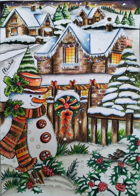 Teresa Goodridge Coloring Pages, Teresa Goodridge, Coloring Books For Adults, Christmas Coloring Books, Coloring Tips, Books For Adults, Coloring Ideas, Country Christmas, Christmas Gnome