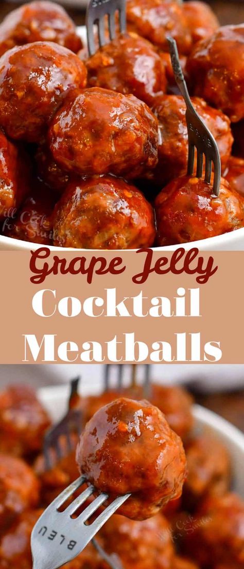 Spicy Grape Jelly, Cocktail Meatballs Grape Jelly, Teriyaki Chicken Meatballs, Meatballs Baked, Party Meatballs, Meatball Appetizer Recipe, Jelly Meatballs, Best Party Appetizers, Grape Jelly Meatballs