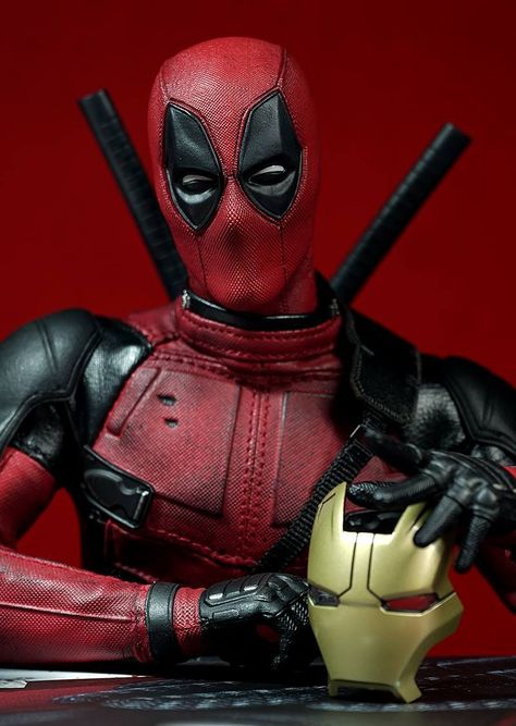 toysandstuff — Some Final product photos of the Hot Toys Deadpool... Deadpool Wallpapers 4k, Deadpool Logo Wallpaper, Deadpool Background, Deadpool Wallpaper Iphone, Deadpool Hd, Deadpool Hd Wallpaper, Deadpool Fan Art, Deadpool Artwork, Superhero Artwork