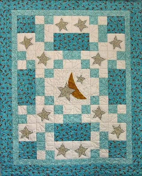 Owl Baby Quilts, Baby Quilts Easy, Baby Boy Quilt Patterns, Boys Quilt Patterns, Baby Quilt Kit, Sweet Dreams Baby, Charm Pack Quilts, Cottage Quilt, Quilt Pattern Download