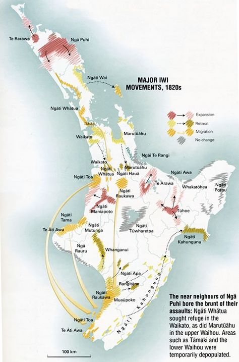 1820s iwi movements map | NZHistory, New Zealand history online Te Reo Maori Resources, Maori Legends, Maori Tribe, Waitangi Day, Magnet Activities, Nz History, Maori Words, Maori People, Homeschool Social Studies