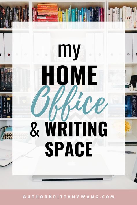 I'm so excited to show you my home office and writing space and how I organized it! Being a full time writer, it was about time I did an office makeover. Featured in this video are my rainbow bookshelf, desk, reading nook, and office organization hacks! Writer's Office Ideas, Author Office Work Spaces, Writers Home Office, Writing Workspace, Writing Space Inspiration, Office Organization Hacks, Author Office, Rainbow Bookshelf, Writer's Office