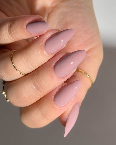 Claudia Hernandez | NAIL ART TUTORIALS | NAILS INSPO on Instagram: "Current go to for when my nails need strengthening and hydration, but I don’t want to leave color behind 🤍  Ad • @probelleofficial - Pastel purple tinted nail strengthener, Top coat sealer • #Probelleofficial #Probelle #nails #nailcare #naturalnails #nailcaretips #nailstrengthener #diynailsathome" Mauve Nails Almond Shape, Beige Purple Nails, Soft Mauve Nails, Taupe Purple Nails, Pastel Colorful Nails, Acrylic Nails Mauve, Muted Purple Nails, Fall Pastel Nails, Purple Nude Nails