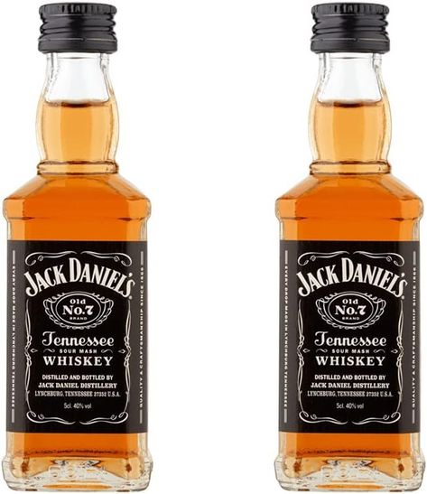 Jack Daniels No. 7 Whiskey 5cl Miniature x 2 Bottles Jack Daniels No 7, Jack Daniels Bottle, Jack Daniels Distillery, Gin Liqueur, Disney Princess Birthday, Jack Daniel, Jack Daniels, Sparkling Wine, Fine Wine