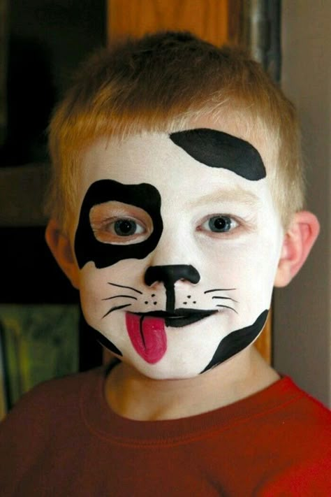 Boy Halloween Makeup, Childrens Makeup, Obličejové Masky, Halloween Makeup Sugar Skull, Halloweenský Makeup, Scary Halloween Decorations Outdoor, Diy Costumes Women, Face Painting Easy, Kids Face Paint