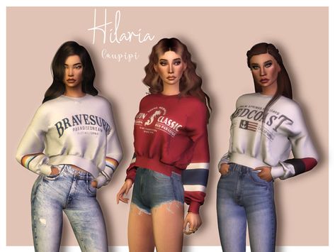 Sims4 Cc Clothing Female Alpha, The Sims 4 Cc Tops Female, The Sims 4 Cc Clothing Alpha, Sweatshirt Sims 4 Cc, Sims Resource Sims 4, The Sims Resource Sims 4 Clothing, The Sims 4 Cc Clothing For Kids, Sims 4 Teen Cc Clothing, Sims 4 Sweatshirt