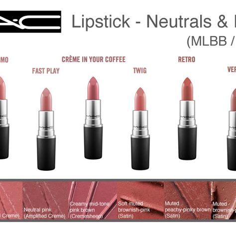 Mac Lipsticks For Medium Skin, Mac Touch Lipstick, Neutral Pink Lipstick, Brown Mac Lipstick, Pink Brown Lipstick, Most Popular Mac Lipsticks, Mauve Matte Lipstick, Popular Mac Lipsticks, Pink Lipstick Mac