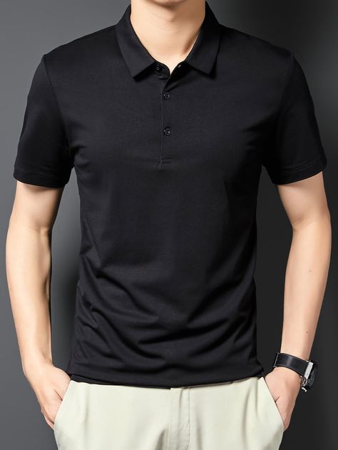 Plain Polo Shirt For Men, Kaos Polo, Plain Polo Shirts, Polo Shirt Outfits, Free T Shirt Design, Shirt Outfits, Hotel Bedroom, Polo T Shirts, Mens Tee Shirts