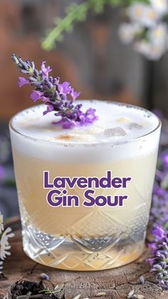 Diving straight into a refreshing mix, the Lavender Gin Sour offers a twist on the classic sour cocktail. This drink combines the aromatic calm of lavender with the crisp bite of gin, creating a unique balance that’s both soothing and invigorating.  via @mybartender Lavender Sour Cocktail, Tequila Lavender Cocktail, Gin Sour Cocktails, Lemon Lavender Cocktail, Sour Cocktail Recipes, Lavender Gin Cocktail, Lavender Cocktails, Lemon Cocktail Recipes, Lilac Cocktail