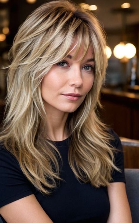 Long Layered Haircuts No Bangs, Long Hairstyles With Layers And Bangs, Color Trends 2024, Long Shag Hairstyles, Long Shag Haircut, Layered Hair With Bangs, Long Shag, Haircuts For Medium Length Hair, Fine Straight Hair