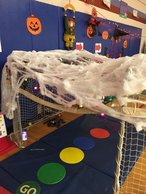 Halloween Obstacle Course Kids, Halloween Obstacle Course, Preschool Gymnastics Lesson Plans, Gymnastics Lessons, Glow Run, Preschool Gymnastics, Kids Obstacle Course, Work Activities, Obstacle Course