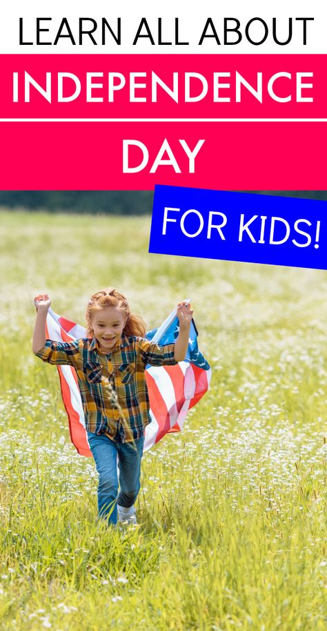 At Home 4th Of July Fun For Kids, Nursery Lesson Ideas, What Is Independence Day, July 4th Activities, Youth Devotions, July Activities For Kids, Fourth Of July Activities, Summer Holidays Kids, Independence Day History