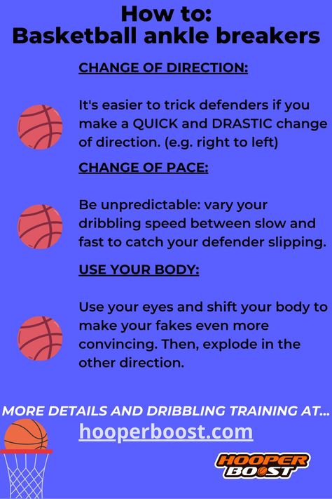 Basketball dribbling tips to help players break ankles on the court. Basketball Drills For Post Players, Basketball Positions On Court, Basketball Tips For Beginners, Basketball Notes, Fun Basketball Drills, Basketball Positions, Basketball Fits, Basketball Inspiration, Basketball Dribbling