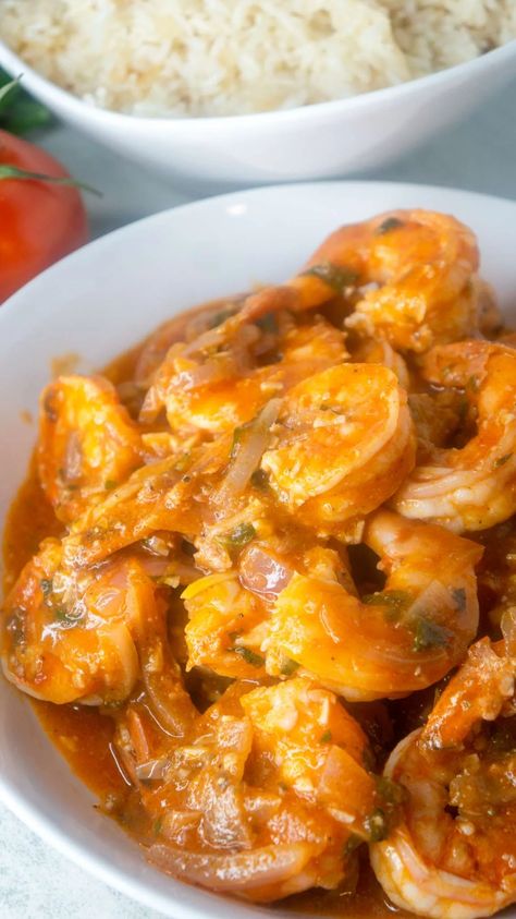 Haitian Creole Shrimp, a delicious recipe | Caribbean Green Living Kremas Recipe Haitian, Jamaican Shrimp Recipes, Haitian Food Recipes Haiti, Haitian Epis Recipe, Haitian Breakfast, Caribbean Meals, Haitian Epis, Tropical Recipes, Haitian Cuisine