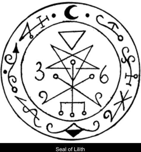 Seal of Lilith Sigil Of Lilith, Lilith Symbol, Cosmic Calendar, Lilith Sigil, Ceremonial Magick, Chaos Magick, Magick Symbols, Occult Symbols, Sigil Magic