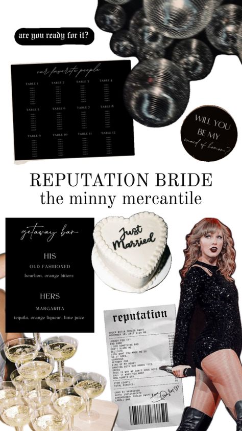 Shop these Taylor Swift inspired wedding signs and stationery at The Minny Mercantile on Etsy!🖤 Taylor Swift Wedding Ideas, Taylor Swift Inspired Wedding, Taylor Swift Wedding, Bachelorette Theme, Taylor Wedding, Taylor Swift Inspired, Lover Era, Bachelorette Themes, Future Bride