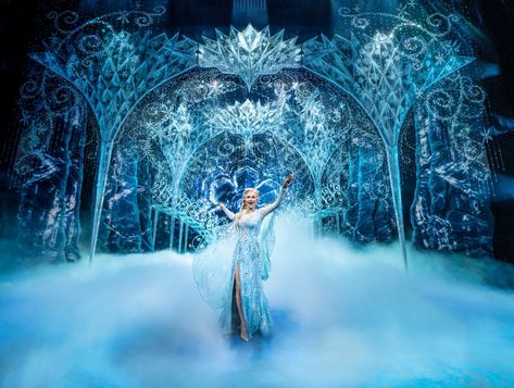 We’re promised snow on the hour as well… Frozen The Musical, Frozen Broadway, Frozen On Broadway, Frozen Design, Frozen Jr, Frozen Musical, Samantha Barks, Musical London, Musical Tickets