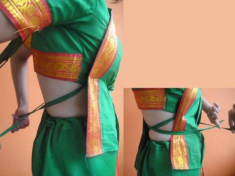 How to Wear a Bharatanatyam Dance Dress : 12 Steps (with Pictures) - Instructables Bharatnatyam Costume, Bharatnatyam Dress, Bharatanatyam Costume, Bharatanatyam Dancer, Forehead Hair, Strong Knots, Dance And Music, Dancer Wear, Classical Dance