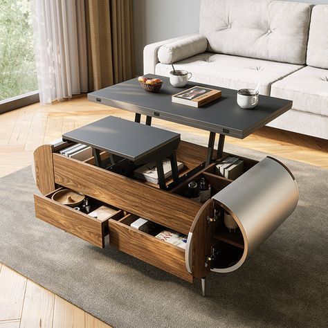 Rotating Bookshelf, Coffee Table Stand, Minnesota Winter, Living Room Essentials, Stylish Coffee Table, Lift Top Coffee Table, Coffee Tables For Sale, Table With Storage, Table Coffee