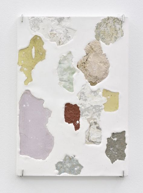 Manoela Medeiros  Continent,  2018 Plaster and fragments of walls 30 x 21 x 2,5 cm 11 13/16 x 8 9/32 x 1 inches Sandstone Texture, Agate Art, Plaster Texture, Agate Rocks, Plaster Of Paris, Crystal Pattern, Geode Art, Old Wall, Cabochons Stones