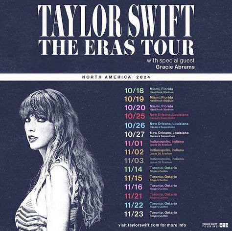 Taylor Swift Tickets, Rogers Centre, Fan Engagement, Taylor Swift New, Taylor Swift The Eras Tour, Taylor Swift Hair, Taylor Swift (lyrics), Long Live Taylor Swift, American Music Awards